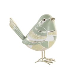 DKD Home Decor Figura de Resina Pájaro Verde Dorado 7 x 12.5 x 12 cm (4 Unidades) Colección Green Indigo Cottage Precio: 30.68999956. SKU: B1ELD6ST9G