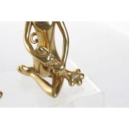 DKD Home Decor Figura Gato Yoga Resina Dorado 12 x 24 x 15 cm (6 Unidades)