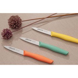 Arcos Cuchillos Mondadores Serie Nova, Blister 3 Unidades, Hoja Acero Inoxidable Nitrum para Pelar Frutas, Mango Ergonómico Arcos Cuchillos Mondadores Serie Nova, Blister 3 Unidades, Hoja Acero Inoxidable Nitrum para Pelar Frutas, Mango Ergonómico