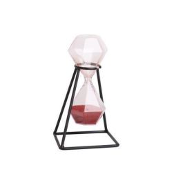 DKD Home Decor Reloj de Arena Moderno Negro Rojo Metal Cristal 10.5 x 18.5 x 10.5 cm (6 Unidades) Precio: 47.49999958. SKU: B1GE34GYFE