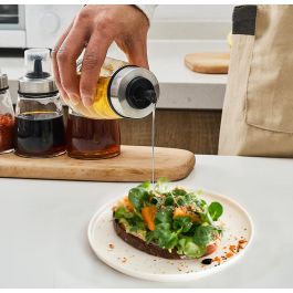 Aceitera de vidrio 200 ml con tapón Quttin (12 Unidades) Aceitera de vidrio 200 ml con tapón Quttin (12 Unidades)