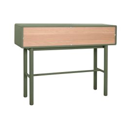 DKD Home Decor Consola Urban Verde 120x35x90 cm, Mesa de Pasillo y Entrada para Recibidor, Mueble Auxiliar MDF y PU
