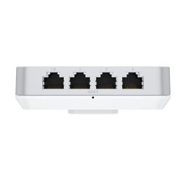 Ubiquiti Punto de Acceso Inalámbrico U6 In-Wall WiFi 6 Dual-Band 2.4/5 GHz 5.3 Gbps con 5 Puertos Ethernet PoE Integrado