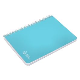 Cuaderno Espiral Liderpapel A4 Witty Tapa Dura 80H 90 gr Cuadro 4 mm Con Margen Color Celeste Cuaderno Espiral Liderpapel A4 Witty Tapa Dura 80H 90 gr Cuadro 4 mm Con Margen Color Celeste