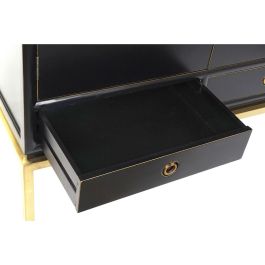 Armario Oriental DKD Home Decor Negro Dorado 50 x 175 x 120 cm Armario Oriental DKD Home Decor Negro Dorado 50 x 175 x 120 cm