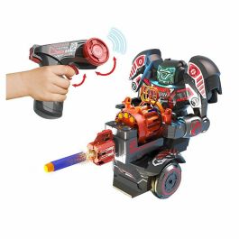 YCOO SIL1732605024786 Robot Rapidfire Radiocontrolado 19 cm, 15 Acciones Programables, para Niños a partir de 5 años