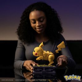 Mega Construx MATHGC23HGC23 Pokémon Pikachu In Motion Set de Construcción para 12 años y más