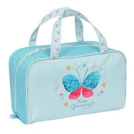 Neceser Escolar BlackFit8 Mariposa Azul 31 x 14 x 19 cm Precio: 10.95000027. SKU: S4306910