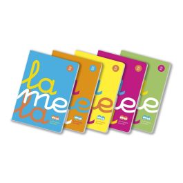 Lamela Libreta Grapada 50H A4 90 gr Cuadrovía 4 mm Cubierta PP Colores Surtidos Fluorescentes (Pack 5 Unidades) (5 Unidades) Precio: 19.49999942. SKU: B1HWKKMPEW