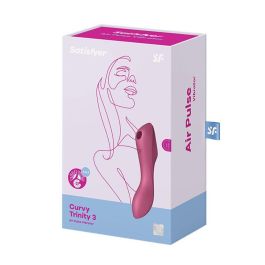 SATISFYER Curvy Trinity 3 Vibrador de Aire Rojo Precio: 34.95000058. SKU: SLC-91932