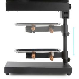 Domo Parrilla Raclette tradicional DO1145RC, Revestimiento libre de PFAS, 1000 W, para 8 personas