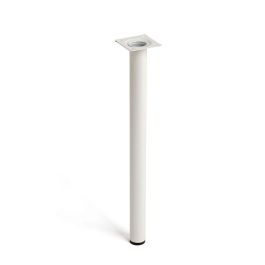 Pata cilíndrica de acero en color blanco mod.401 g. medidas ø3x40cm 2-401 g.400.01 rei Precio: 3.58999982. SKU: S7912477