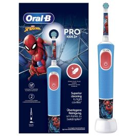Oral-B Cepillo Dental Eléctrico Vitality Pro 103 Kids Spiderman para Niños, Rotatorio, 2 Velocidades, 2 Modos, Multicolor
