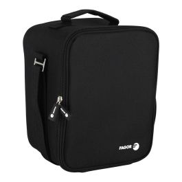 Fagor Porta alimentos Tappy Plus con 2 Fiambreras Herméticas 0,82L | Bolsa Térmica Aislante Frío/Calor | Negro | 17,5x17x24,5 cm Precio: 28.58999979. SKU: S7910385