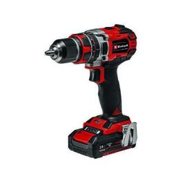 Einhell TP-CD 18/50 Li-i BL - Taladro Percutor Atornillador a Batería 18V, Sin Escobillas (Brushless), 50 Nm, 2 Baterías 2Ah Incluidas, Color Negro y Rojo