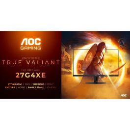 AOC 27G4XE Monitor Gaming 27" Full HD IPS 180Hz 0.5ms GtG G-Sync Compatible HDR10 Negro