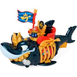 Magic Box Ppxsp112In11 Piratix King Shark Golden Teeth Figura Acción Tiburón Dientes Dorados Juguete Coleccionable +3 Años
