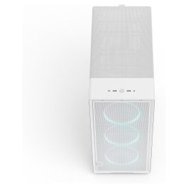 Fractal Design Epoch XL TG RGB White Clear Midi Torre PC ATX, Micro ATX, ITX, EATX, Acero, Ventana Lateral, Iluminación Multi Color