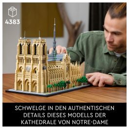 Lego Architecture 21061 Notre-Dame de Paris Set de Construcción para Adultos
