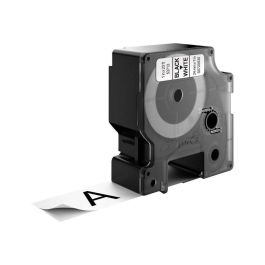 Cinta Laminada para Rotuladoras Dymo D1 53713 24 mm LabelManager™ Blanco Negro (5 Unidades) Cinta Laminada para Rotuladoras Dymo D1 53713 24 mm LabelManager™ Blanco Negro (5 Unidades)