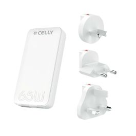 Cargador de Pared Celly TCTRAVELUNI65W Blanco 65 W Cargador de Pared Celly TCTRAVELUNI65W Blanco 65 W Precio: 34.59000017. SKU: B1AVDF8Q2E