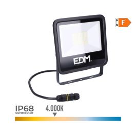EDM Black Series Foco Proyector LED 50W 4000LM 4000K Luz Día, IP65, Clase F, 25000H, Negro, 19.2 x 2.9 x 17.5 cm Precio: 29.49999965. SKU: S7911232