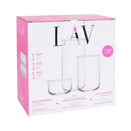 Lav Set 3 Botes con Tapa - 380 cc, 1L y 1.4L - Colección Duo (6 Cajas)
