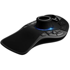 3Dconnexion SpaceMouse Pro Ratón 3D - 15 Botones - Negro/Gris - 3DX-700040