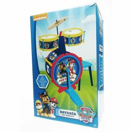 Bateria sencilla paw patrol con banqueta 55x36x38 cm