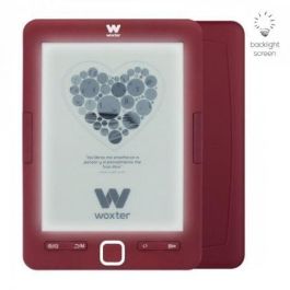 LECTOR DE LIBROS ELECTRÓNICO EBOOK WOXTER SCRIBA 195 PAPERLIGHT RED - 6"/15.24CM RETROILUMINADA - TINTA ELECTRÓNICA - RES 1024*758 - 4GB - BATERÍA
