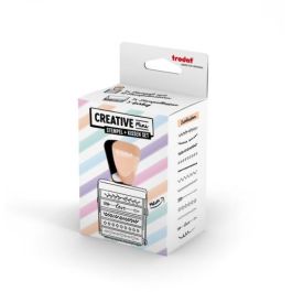 Trodat 1129 Creative Mini/V1 Pastell Creme + Kissen 3 Colores