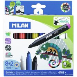 Milan Caja 8 Rotuladores Maxi Magic + 2 Rotuladores Mágicos, Tinta Mágica a Base de Agua, 80023 Precio: 10.50000006. SKU: B1H2Q9274X