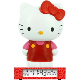KIDS LICENSING Lámpara 3D Despertador Hello Kitty and Friends 15x15x25cm