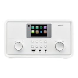 Medion MD 88069 Radio por Internet Analógica y Digital DAB+, FM WiFi Bluetooth Color Blanco 20W TFT 2.8"
