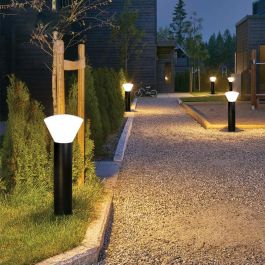 Baliza LED Exterior Sonsonate 60Cm 5W 220VAC 3000K Negro Aluminio IP65