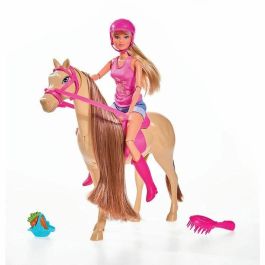 Simba Steffi Love Adorable Caballo - Muñeca con Caballo de 29 Cm