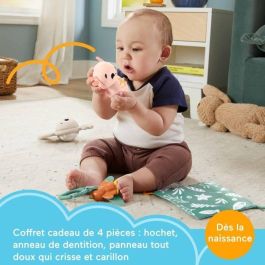 Fisher-Price-Les Sens en éveil - Caja de 4 juguetes sensoriales para bebés - Fisher-Price - HRB17 Fisher-Price-Les Sens en éveil - Caja de 4 juguetes sensoriales para bebés - Fisher-Price - HRB17