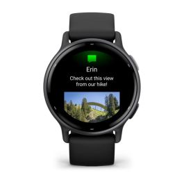 Garmin AAAAH39016 Reloj GPS Vivoactive 5, Smartwatch con WiFi, Pantalla 30.4mm (1.2"), Gris con Correa Negra