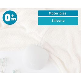 KioKids Guardachupetes de Silicona para 1 Chupete, Portátil, Higiénico, Apto Lavavajillas y Esterilizador, Gris, +0 meses