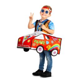 Disfraz infantil furgoneta hippie a hombros talla unica Disfraz infantil furgoneta hippie a hombros talla unica