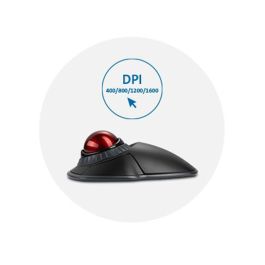 Raton Kensington Orbit Optico Trackball Inalambrico Con Anillo Desplazamiento Color Blanco