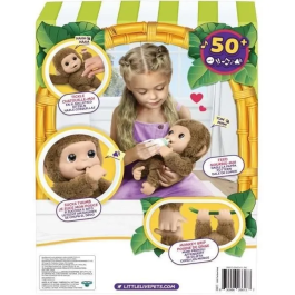 Moose Toys Little Live Pets My Baby Monkey - MOO0630996265581 - Mono interactivo con accesorios