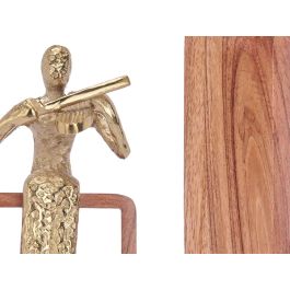 Giftdecor Figura Metal Violín Oro con Soporte de Madera 13x27x13 cm (6 Unidades) Giftdecor Figura Metal Violín Oro con Soporte de Madera 13x27x13 cm (6 Unidades)