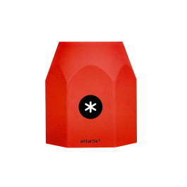 Antartik Cubilete Portalápices Hexagonal de Silicona Azul Mostaza Negro Rojo Opaco 95x85x75 mm