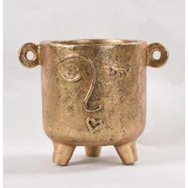 DKD Home Decor Jarron Moderno Dorado Magnesia 33 x 23 x 25.5 cm Precio: 17.32236. SKU: S3031051