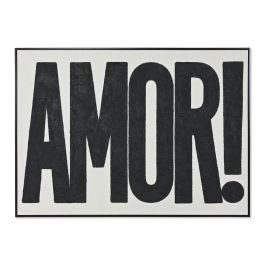 Cuadro Home ESPRIT Amor! Blanco Negro Moderno 103 x 4,5 x 143 cm Precio: 115.6899997. SKU: B1HCWQBZVK
