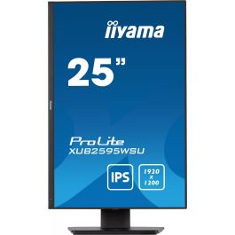 iiyama XUB2595WSU-B5 ProLite 25" WUXGA (1920x1200) IPS LED 4ms HDMI DP USB Monitor Ajustable Pivot Negro
