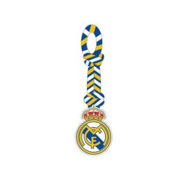 Cerdá Juguete de Cuerda para Perro | Licencia Oficial Real Madrid | Accesorios para Mascotas | Ideal para Masticar y Jugar | Blanco | 15x33x10 cm