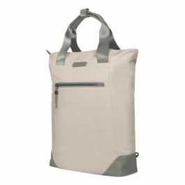 Targus TBB65113GL Mochila Convertible Bolso Tote para Portátil 16" EcoSmart, Piel Vegana, Resistente al Agua, Roble