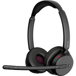 EPOS Auriculares Bluetooth Inalámbrico y Alámbrico Impact 500 MS UC ANC WL USB-C+A Certificado para Microsoft Teams